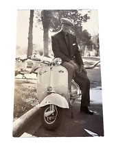 CARTOLINA UFFICIALE PIAGGIO VESPA FILM STAR JOHN WAYNE Scooter (1950s) GS EPOCA
