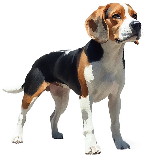 Adesivi beagle auto - 6,