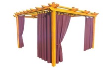 HOME DEKO Tenda da Giardino, Impermeabile, per Patio, Balcone, Pergola e (b3c)