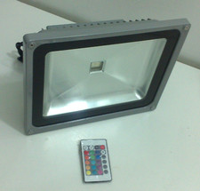 Faro/proiettore a Led  GMAX  mod. FL-290  50W  RGB  Spot Light con telecomando