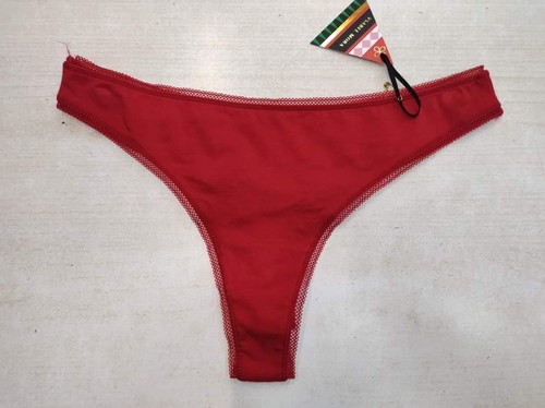 Perizoma rosso donna cotone - perizoma,