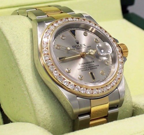 Rolex submariner 16613 18k - rolex,