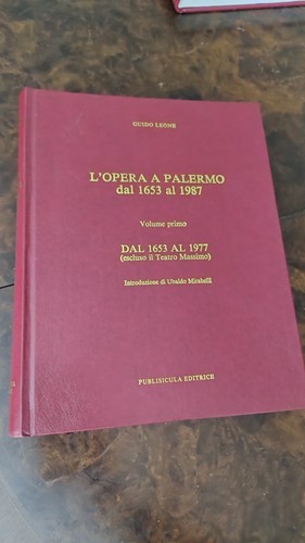 Opera palermo dal - palermo, al