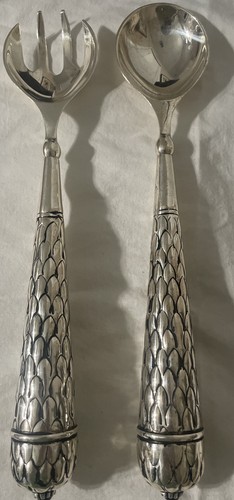 Set servizio insalata - , placcato
