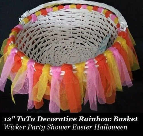 Tutu cesto arcobaleno - cesto,