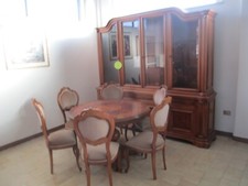 SOGGIORNO Compl. ( in Radica,tinta noce). ditta Cugini MARZORATI.SOL-URDE