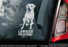 LABRADOR Car Sticker, Dog On