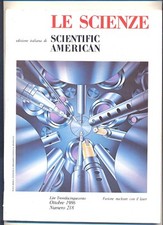 rivista LE SCIENZE N. 218 -