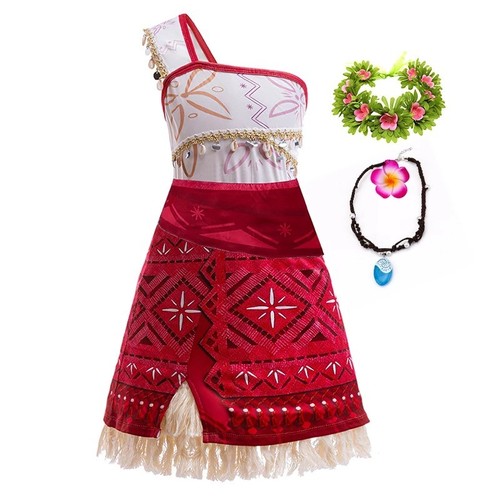 Moana costume per ragazze - moana, 2