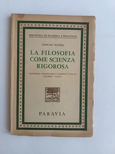 Edmund Husserl - La filosofia