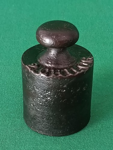 Antico peso tondo ferro - peso,