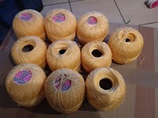 Lotto 16. Cotone Filo Di Scozia Per Uncinetto Giallo 