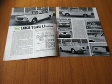 1969 LANCIA FLAVIA 1,8 PROVA SU STRADA MOTORE PRESTAZIONI CARATTERISTICHE EPOCA 