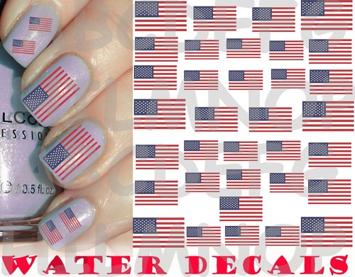 Water decals bandiera usa - decals,
