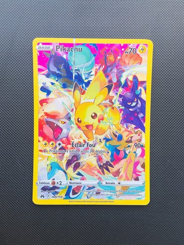 Carte pokemon pikachu - carte, 160/159