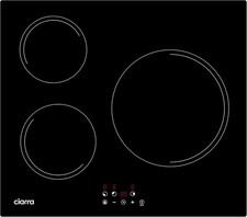 Piano Induzione 3 Fuochi, Piastra a Induzione in Vetroceramica Con Controllo Tou