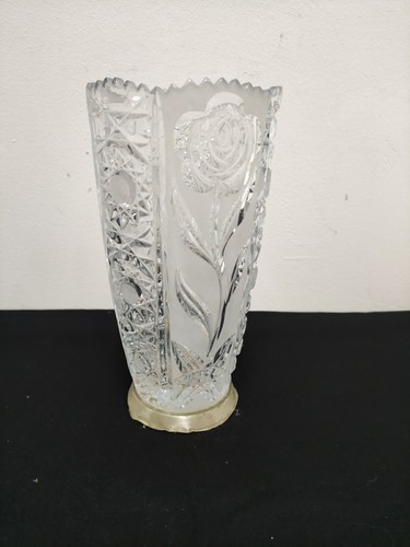 Vaso cristallo con fine - ,