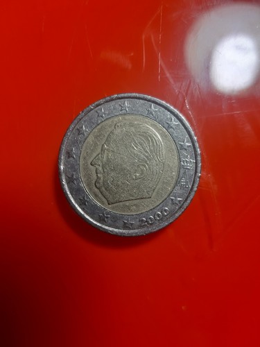 Moneta euro rara di re - moneta,