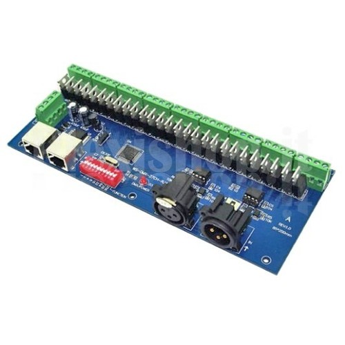 Centralina luci rgb - lan, a