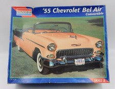 Monogram '55 Chevrolet Bel Air convertible Plastic model kit scale 1:25 #2462