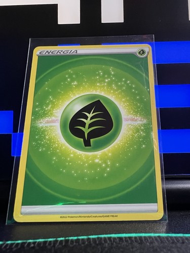 Carta pokèmon energia - energia, erba