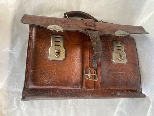 Borsa scuola vintage pelle - vintage,