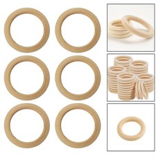 Anelli in legno incompiuto