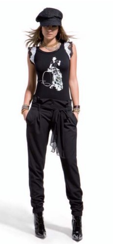 Denny rose canotta maglia - rose,