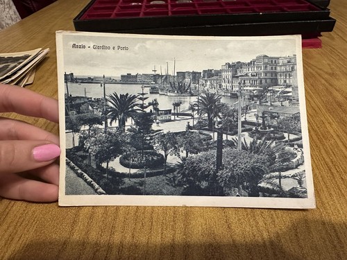 Cartolina anzio giardino - giardino, e