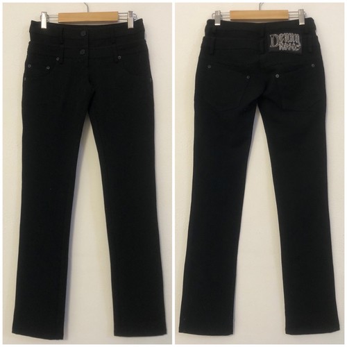 Denny rose pantalone nero - rose, tg