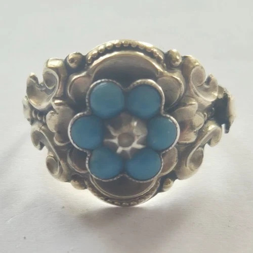 F0094 anello floreale - -,