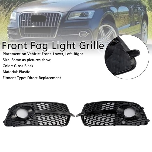 Front bumper fog light grill - fog,