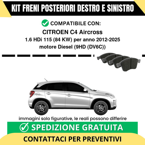 Pastiglie freno posteriori - freno,