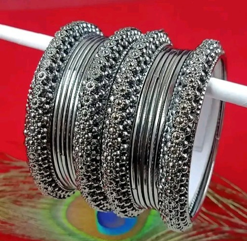 Set bracciali indiani - , argento