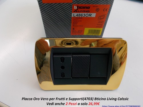 Bticino l4863or placca - bticino,