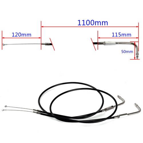 Cavo acceleratore 110cm pvc - cavo,