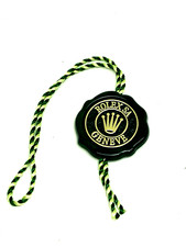 Authentic Rolex Green Hang Tag