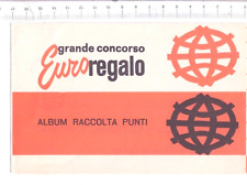 grande concorso EUROREGALO Ferrero 50s italy album raccolta punti vuoto C056