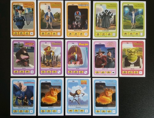 Lotto carte esselunga eroi - carte,