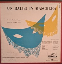 Beniamino Gigli - Verdi - Un Ballo in Maschera QALP 10057/58 2x33RPM LP NM/EX