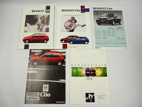 Renault clio depliant - 5x,