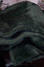 plaid-copertina x letto singolo tipo vellutino,verdone vintage cm 216 x 155