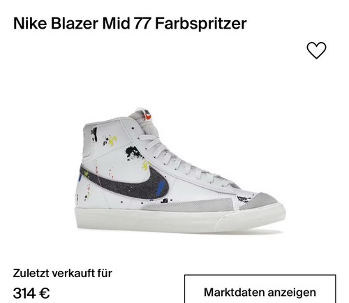 Nike blazer mid us - eu,
