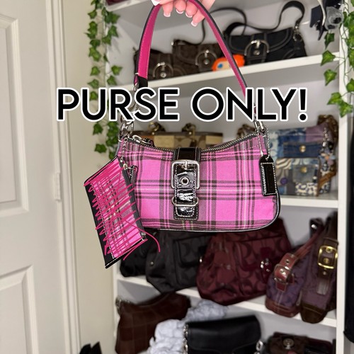 Borsa coach rosa nera a - e,
