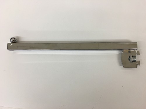 Supporto dritto cromo 12 - in,
