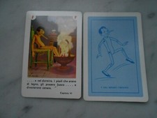 ricambio x gioco da tavolo-CARTE DA GIOCO DI PINOCCHIO-capitolo VI lettera F