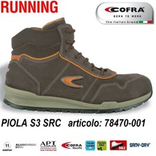 Scarpa antinfortunistica Cofra PIOLA S3 SRC scarpe lavoro nubuck idrorepellente 