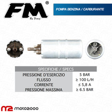 POMPA BENZINA CARBURANTE REVIVAL FM PER DUCATI 888 907 851 DAL 1978 AL 1993
