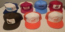 Lotto di 7 cappelli camionisti