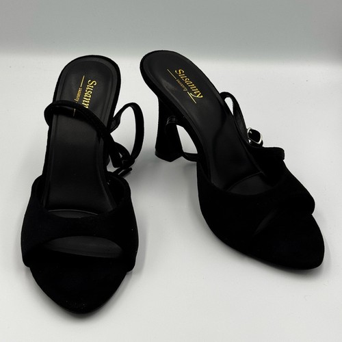 Susaniny nero camoscio tacchi - susaniny,